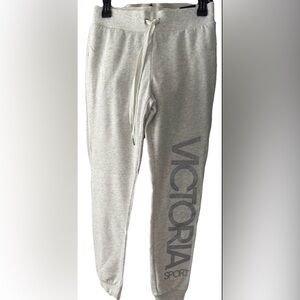 2 Pairs of Victoria's Secret Light Gray & Dark Gray Cuffed Joggers